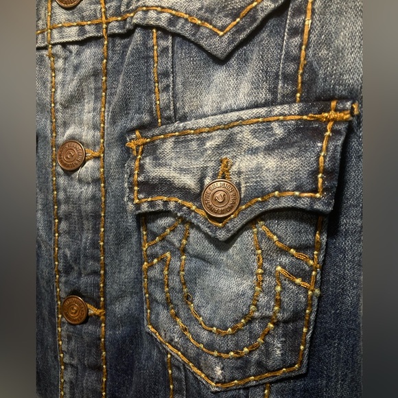 Rare! Ricky/Jimmy cable-stitch denim-set in “MIDNIGHT WAREHOUSE”wash,size 31 & M